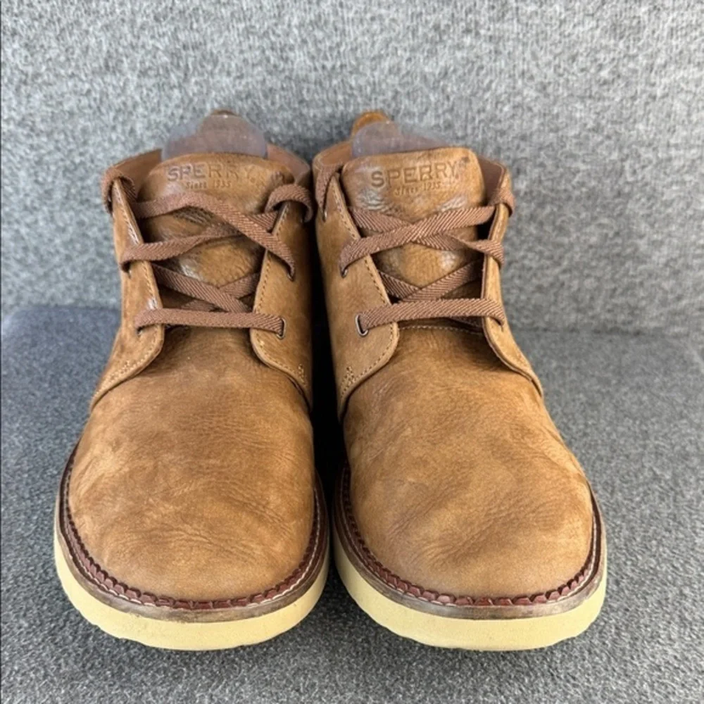 Sperry Top-Sider Men's Chukka Brown Suede Boots‎ Size 11.5